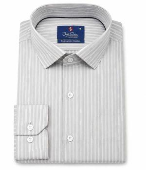 Classic White Striped Casual Shirt